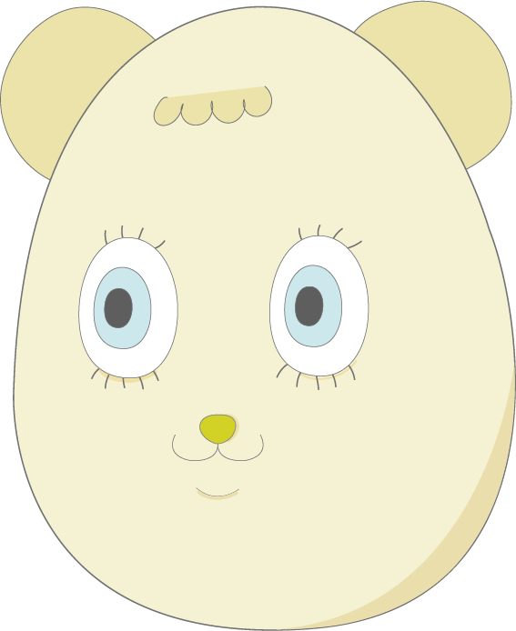 たまごくまのイラスト